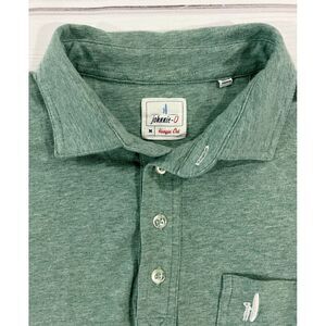 Johnnie-O Hangin' Out Men's Polo (Grey Green, Medium, Cotton, Modal, Spandex)
